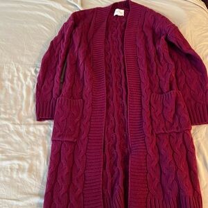 Pink rose cardigan